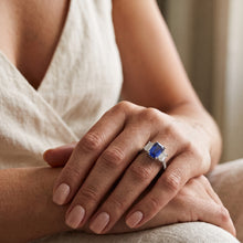 Afbeelding in Gallery-weergave laden, Echte Saffier Ring 4 Karaat
