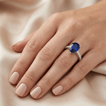 Afbeelding in Gallery-weergave laden, Echte Saffier Ring 4 Karaat
