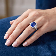 Afbeelding in Gallery-weergave laden, Echte Saffier Ring 6 Karaat

