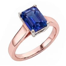 Afbeelding in Gallery-weergave laden, Echte Smaragd Ring 2 Karaat - 14K Roségoud
