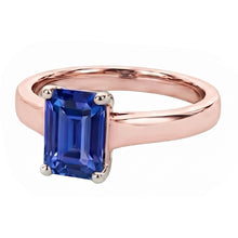Afbeelding in Gallery-weergave laden, Echte Smaragd Ring 2 Karaat - 14K Roségoud
