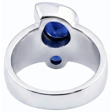 Afbeelding in Gallery-weergave laden, Edelsteen Ceylon Sapphire Ring Antieke Stijl 2.75 Karaat Vrouwen Sieraden
