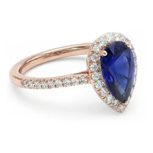 Afbeelding in Gallery-weergave laden, echte round diamant 3.50karaat ring zijaanzicht
