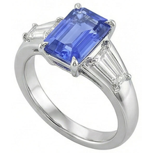 Afbeelding in Gallery-weergave laden, echte diamant 3.50karaat ring vooraanzicht

