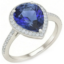 Afbeelding in Gallery-weergave laden, echte round diamant 5karaat ring zijaanzicht
