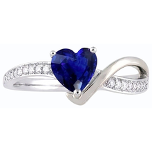 Afbeelding in Gallery-weergave laden, echte round diamant 2.50karaat ring bovenaanzicht
