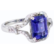 Afbeelding in Gallery-weergave laden, echte round saffier 4karaat ring close-up detail
