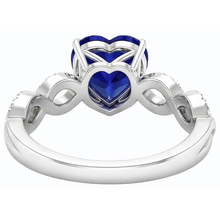 Afbeelding in Gallery-weergave laden, echte round diamant 3karaat ring op wit

