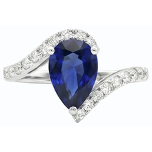 Afbeelding in Gallery-weergave laden, echte round diamant 3karaat ring bovenaanzicht
