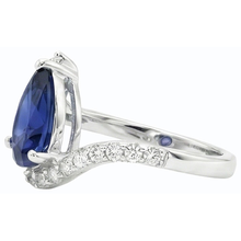 Afbeelding in Gallery-weergave laden, echte round diamant 3karaat ring profielweergave
