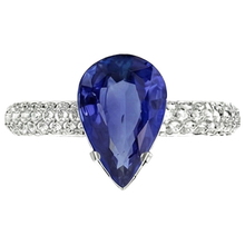 Afbeelding in Gallery-weergave laden, echte round diamant 5.50karaat ring profielweergave
