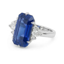 Afbeelding in Gallery-weergave laden, echte round diamant 3karaat ring bovenaanzicht
