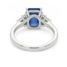 Afbeelding in Gallery-weergave laden, echte round diamant 3karaat ring profielweergave
