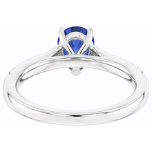 Afbeelding in Gallery-weergave laden, echte round diamant 2.50karaat ring close-up detail
