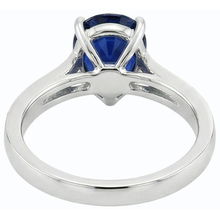 Afbeelding in Gallery-weergave laden, echte round diamant 2.50karaat ring vooraanzicht
