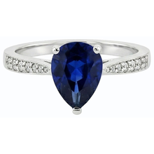 Afbeelding in Gallery-weergave laden, echte round diamant 2.50karaat ring bovenaanzicht
