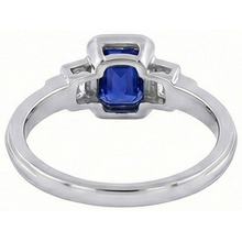 Afbeelding in Gallery-weergave laden, echte baguette diamant 2karaat ring profielweergave
