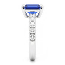 Afbeelding in Gallery-weergave laden, Edelsteen Smaragd Blauwe Saffier Ring Met Diamanten Accenten 2,50 Karaat
