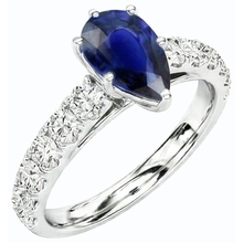 Afbeelding in Gallery-weergave laden, echte round diamant 3.50karaat ring close-up detail
