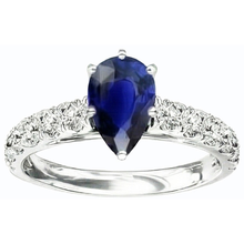 Afbeelding in Gallery-weergave laden, echte round diamant 3.50karaat ring profielweergave
