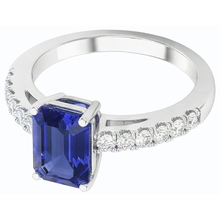 Afbeelding in Gallery-weergave laden, echte round diamant 3karaat ring close-up detail
