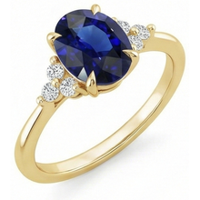 Afbeelding in Gallery-weergave laden, echte round diamant 3.50karaat ring zijaanzicht
