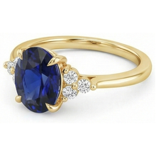 Afbeelding in Gallery-weergave laden, echte round diamant 3.50karaat ring profielweergave
