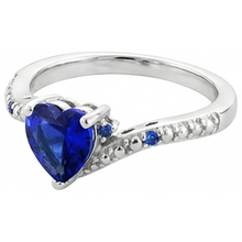 Afbeelding in Gallery-weergave laden, echte round diamant 2karaat ring profielweergave
