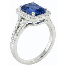Afbeelding in Gallery-weergave laden, echte round diamant 4.50karaat ring profielweergave
