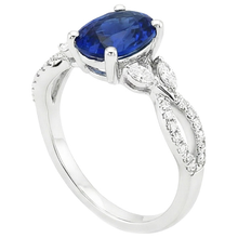 Afbeelding in Gallery-weergave laden, echte round diamant 4karaat ring close-up detail
