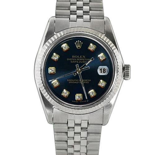 Eeuwigdurende Rolex zwarte diamant herenhorloge Gecanneleerd Rand Jubileum roestvrij staal snel ingesteld
