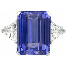Afbeelding in Gallery-weergave laden, echte smaragd 3.50karaat ring close-up detail
