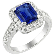 Afbeelding in Gallery-weergave laden, echte emerald smaragd 2.20karaat ring zijaanzicht
