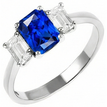 Afbeelding in Gallery-weergave laden, echte smaragd 2.50karaat ring close-up detail
