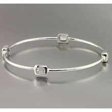 Afbeelding in Gallery-weergave laden, Emerald Cut Echt Diamond Bangle 2 Karaats Sieraden
