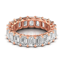 Afbeelding in Gallery-weergave laden, Eternity Band 14K Rosé Goud met Briljant – vooraanzicht

