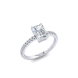 Natuurlijke Diamanten Ring 2.50ct - Witgoud 14K