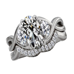 Fijne Diamant Aanzoek Ring – 14K Witgoud 8,50 karaat