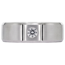 Afbeelding in Gallery-weergave laden, Enkele Echt Diamanten Ring Voor Heren
