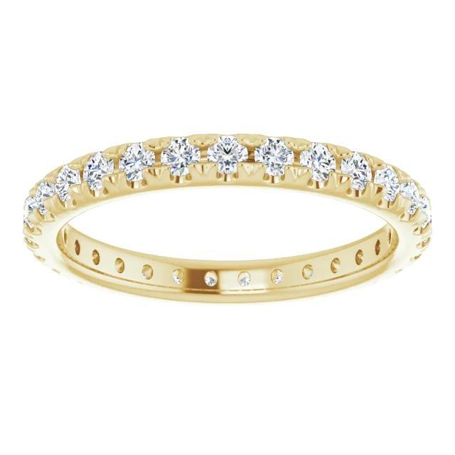 Eternity Echt Diamond Band 0,87 Karaat Geelgouden Sieraden