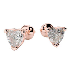 Natuurlijke Diamanten Oorbellen 4.00ct - 14K Roségoud