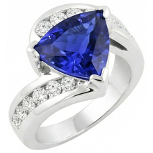 Afbeelding in Gallery-weergave laden, echte round saffier 4karaat ring close-up detail
