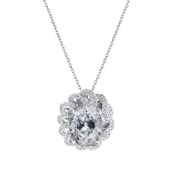 Fijne Diamant Old Mine Slijpvorm Hanger Halsketting 2,50 karaat