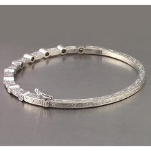 Afbeelding in Gallery-weergave laden, Filigraan Stijl Echt Diamanten Armband 1,40 Karaat Wit Goud 14K
