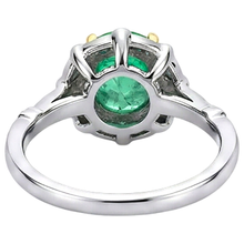 Afbeelding in Gallery-weergave laden, Luxe Edelsteen Ring 2 karaat – achteraanzicht
