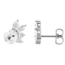 Afbeelding in Gallery-weergave laden, Diamant Oorstekers 1,50 karaat 14K Witgoud – vooraanzicht

