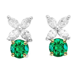 Colombiaanse Smaragd Gemstone Earring – GIA-Gecertificeerd 2