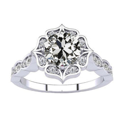 Elegant Halo Ring met Verjaardagsring Diamant – 1,50 karaat