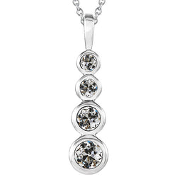 Briljant Hanger Halsketting 1 karaat G/VS1 – 14K Witgoud