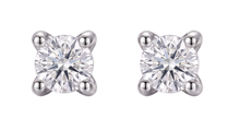 Afbeelding in Gallery-weergave laden, GIA-gecertificeerd Dames oorknopjes set 2.16 ct ronde Natuurlijke echte diamanten ( niet in een laboratorium gekweek...
